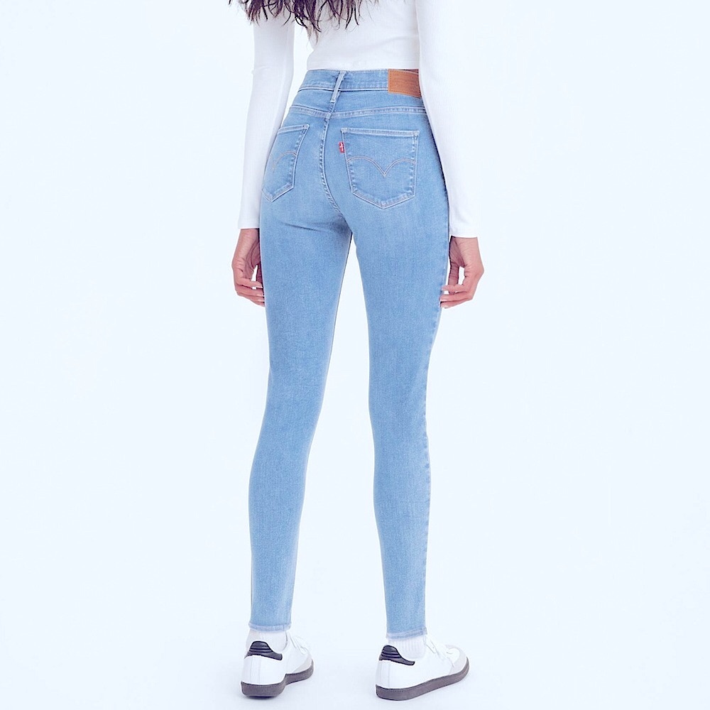 Levi's 720 High Rise Super Skinny Women's Light Blue Jeans Size 30 Like NEW!! - Picture 13 of 13